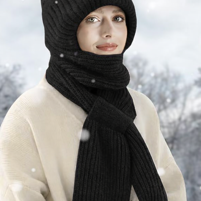 Integrated Ear Protection Windproof Cap Scarf