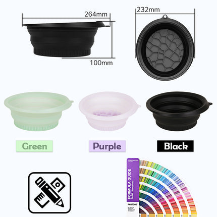 Collapsible Ice Facial Bowl – Portable Silicone Basin for Cold Therapy, Skin Tightening & Refreshing Face Wash