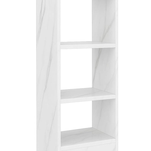 Wooden 4-Tier Storage Bookshelf