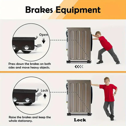 Universal Heavy-Duty Adjustable Movable Stand