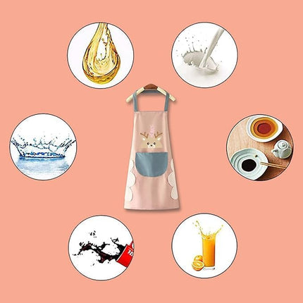 Adorable Animal Apron with Large Pocket (Buy 1 Get Free)