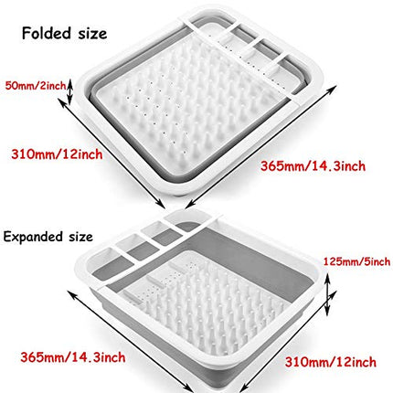 Space-Saving Kitchen Dish Rack