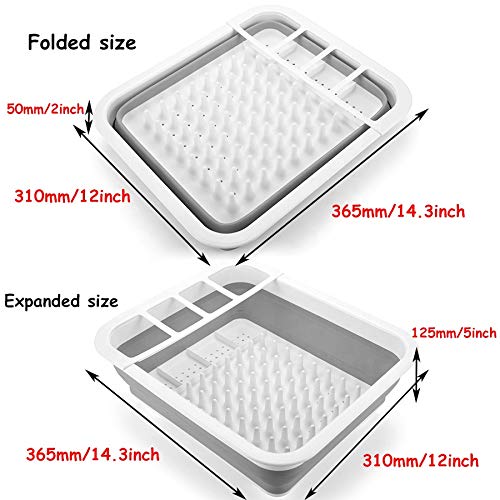 Space-Saving Kitchen Dish Rack