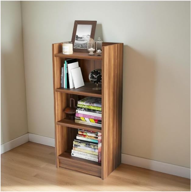 Wooden 4-Tier Storage Bookshelf