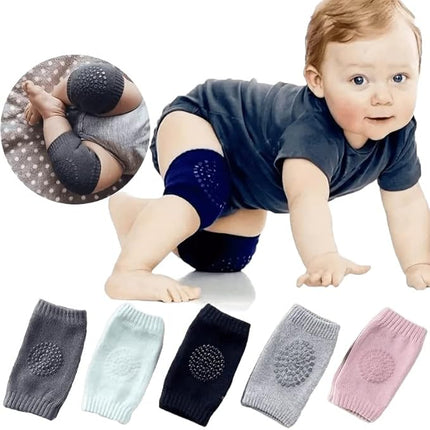 Baby Knee & Elbow Pads – Anti-Slip Crawling Protectors, Soft & Breathable Leg Warmers