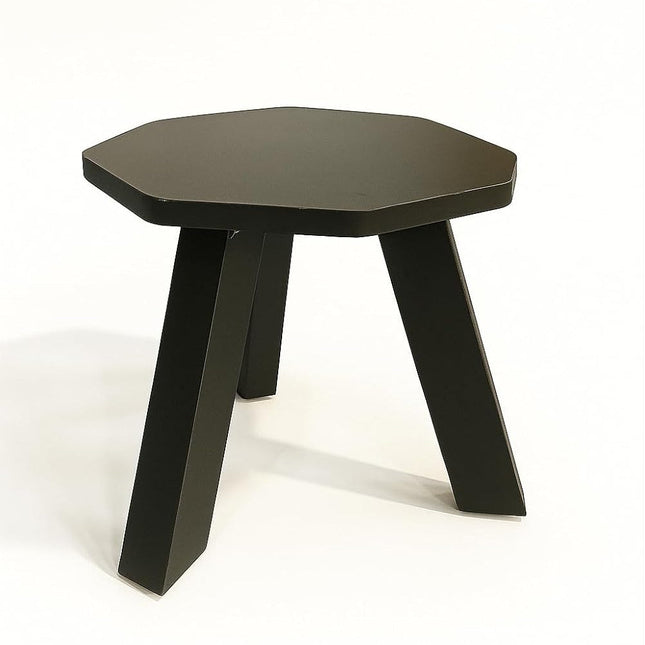 Foldable Mini Hexagonal Side Table Sturdy Legs, Perfect for Living Room
