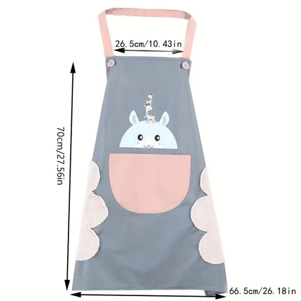 Adorable Animal Apron with Large Pocket (Buy 1 Get Free)