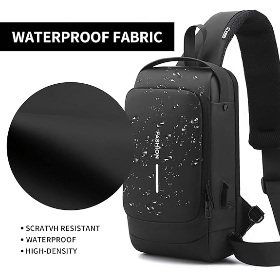 Waterproof Anti-Theft Crossbody Travel Bag – Scratch Resistant & Durable