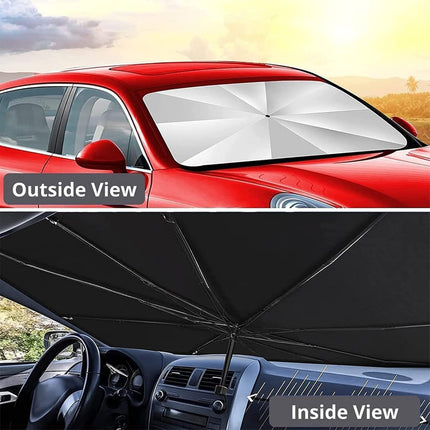 Foldable Car Windshield Sunshade Umbrella – UV Protection, Heat Blocker for Front Window