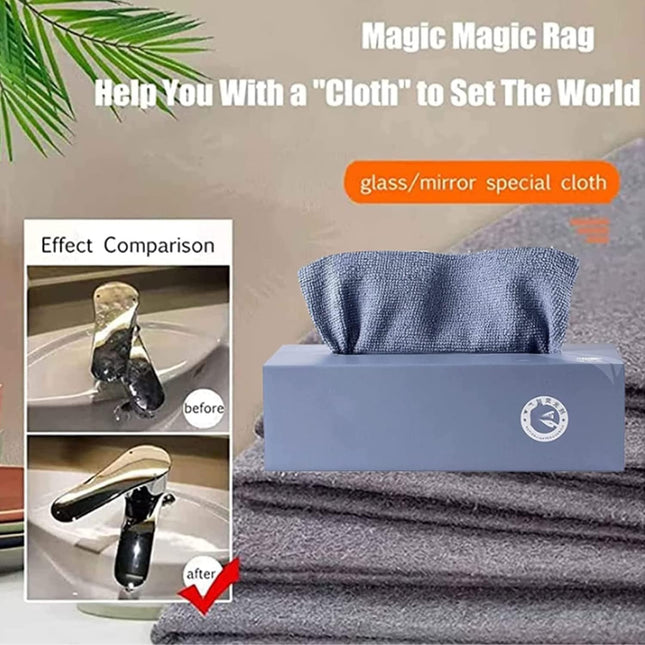 Premium Microfiber Reusable Absorbent Cleaning Cloths - 20 PCS BOX