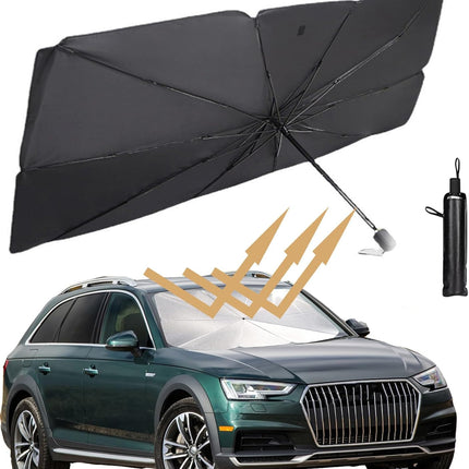Foldable Car Windshield Sunshade Umbrella – UV Protection, Heat Blocker for Front Window