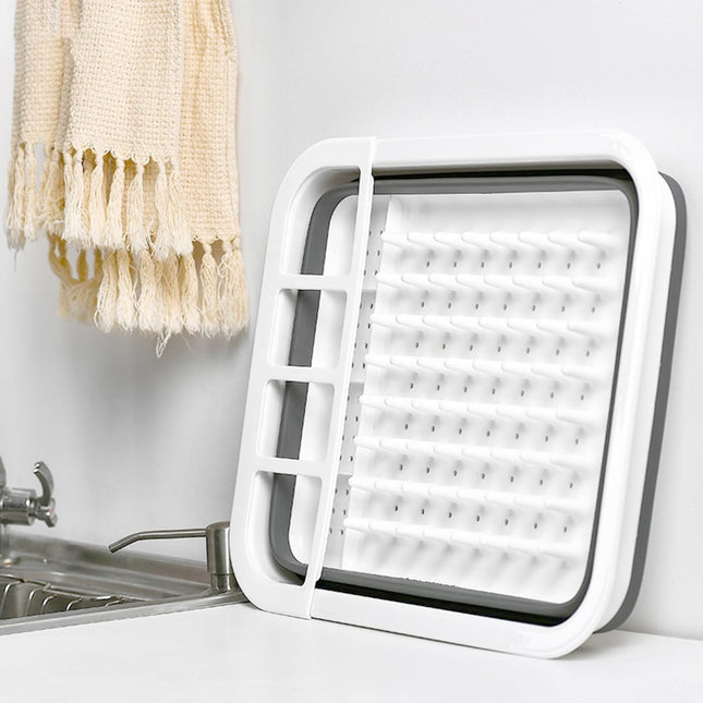 Space-Saving Kitchen Dish Rack