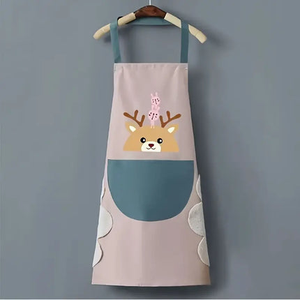 Adorable Animal Apron with Large Pocket (Buy 1 Get Free)