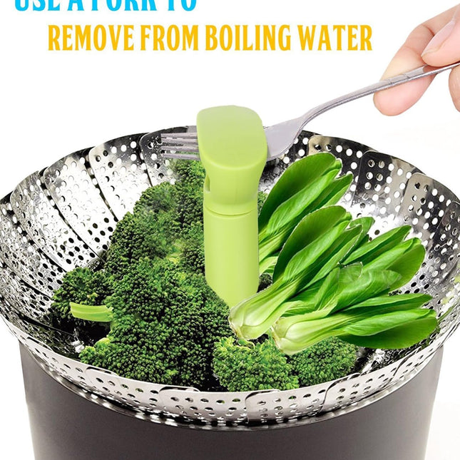 🔥Hot Sale 🔥Stainless steel vegetable steamer-folding steamer