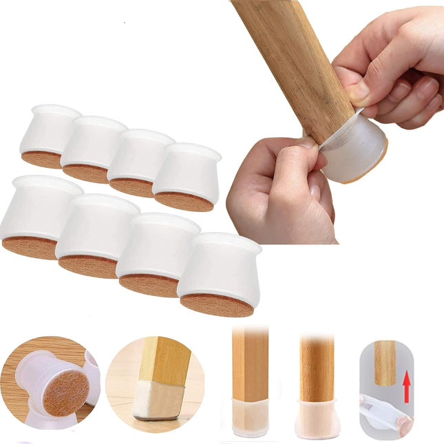 Leg Caps for Furniture- Easy movement & No more floor scratches