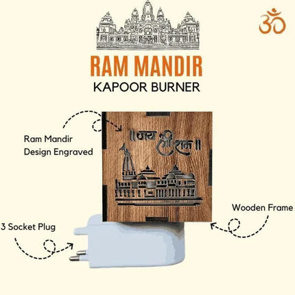 Ayodhya Ram Mandir Electric Aroma Burner & Night lamp